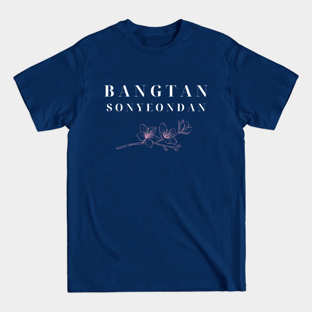 Disover BTS Bangtan Sonyeondan with Flower - Bts Bangtan Sonyeondan - T-Shirt