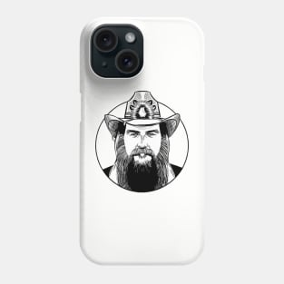 Chris Stapleton Face Logo Phone Case