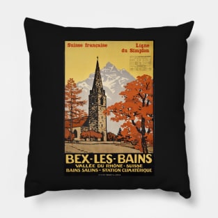 Bex les Bains, Suisse Française, ligne du Simplon Pillow