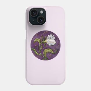 White Petunia Phone Case