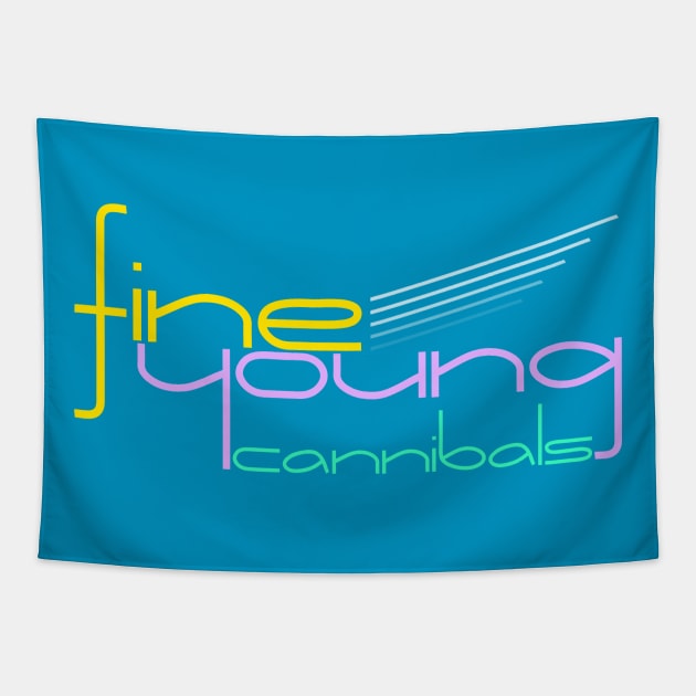 Fine Young Cannibals (( 80s New Wave Fan Art Tapestry by darklordpug