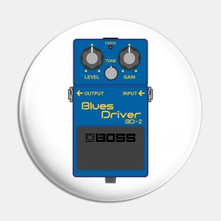 Boss BD-2 Blues Driver Guitar Effect Pedal Pin