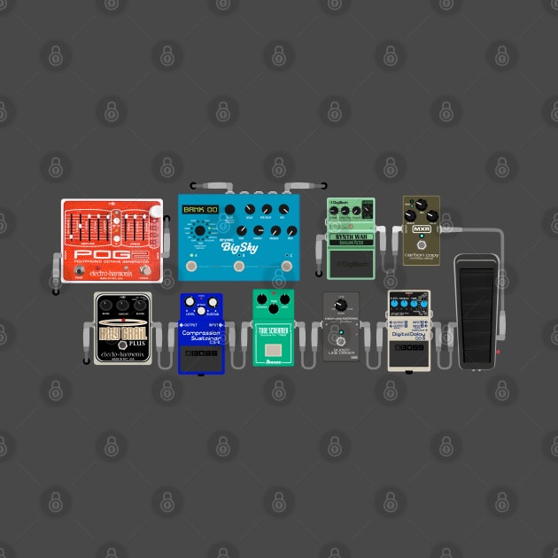 Pedal Board of the Starz by GR8DZINE