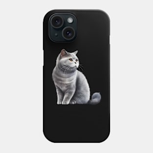 British Shorthair Cat, Love British Shorthair Cats Phone Case