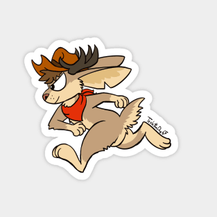 Wesley the Jackalope Magnet