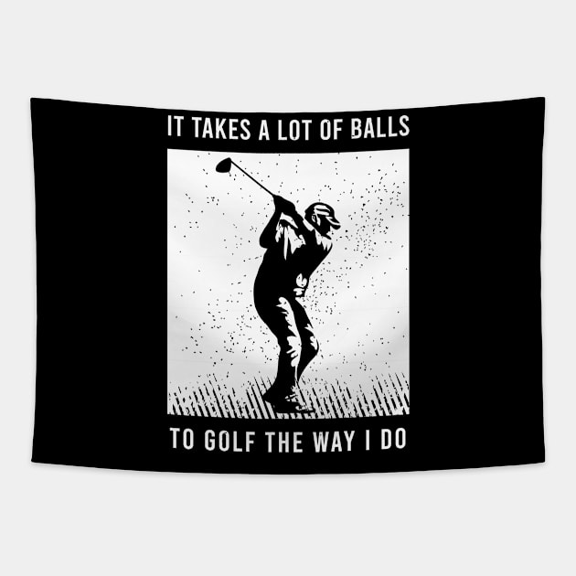 Funny Golf Clothing For A Golf Player Tapestry by AlleyField