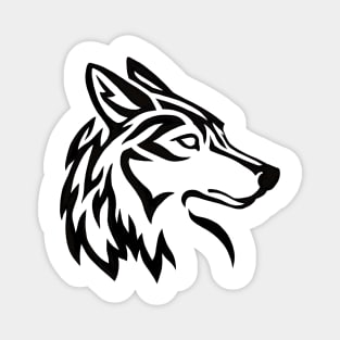 Tribal Husky Magnet