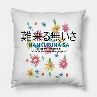 Nankurunaisa with flowers Pillow