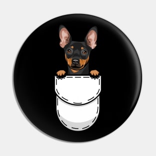 Miniature Pinscher Pocket Dog Pin