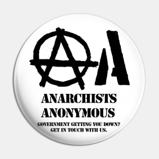 Anarchists Anonymous Pin