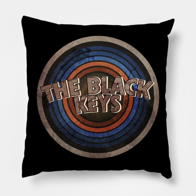 The Black Keys keys music lover Pillow by JakQueApparels