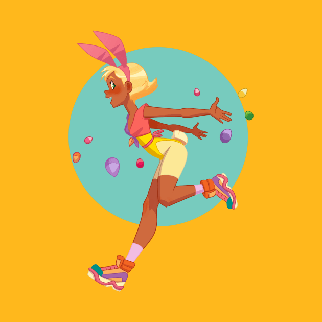 Easter bunny girl by melivillosa