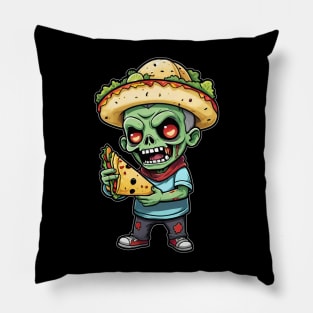 Quesadilla Taco Zombie Pillow