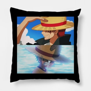 shanks and luffy Pillow