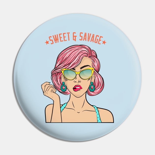 Sassy Pin by BeeZeeBazaar