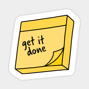 Get it Done Sticky Note Magnet