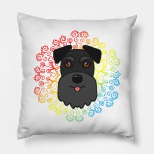 Zen Schnauzer Pillow