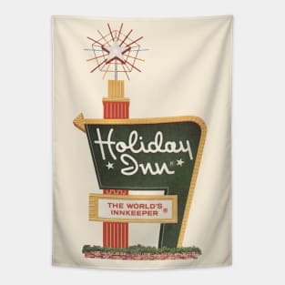 Iconic Holiday Inn Sign Tapestry