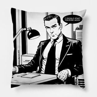 White Collar Stress Pillow