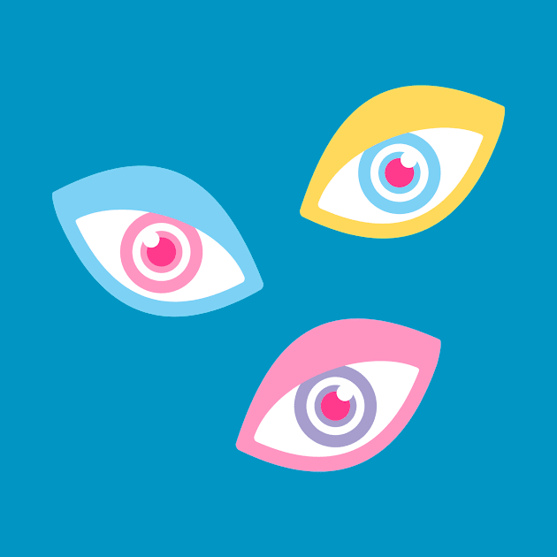 Big Pastel Eyes by XOOXOO