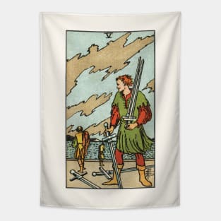 FIVE OF SWORDS Tapestry