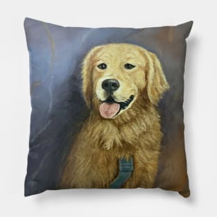 Golden Retriever Service Dog Pillow