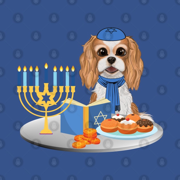 Hanukkah Blenheim Cavalier King Charles Spaniel by Cavalier Gifts