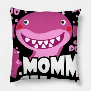 Mommy Shark DOO DOO DOO T-Shirt Mother's Day Gift Pillow