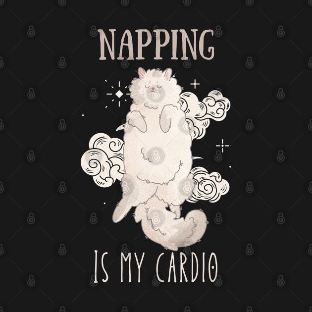 Napping is my cardio - Persian Cat - Gifts for cat lovers by Feline Emporium