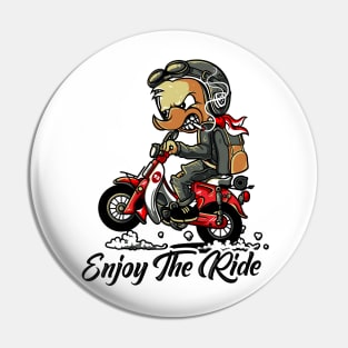 Evil Duck Enjoy the ride Pin