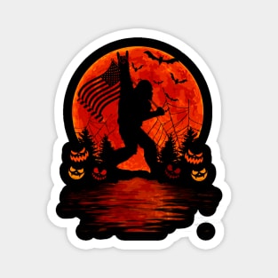 Bigfoot Halloween Magnet