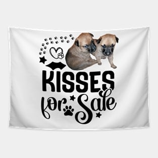 cute puppies - kisses for sale Tapestry