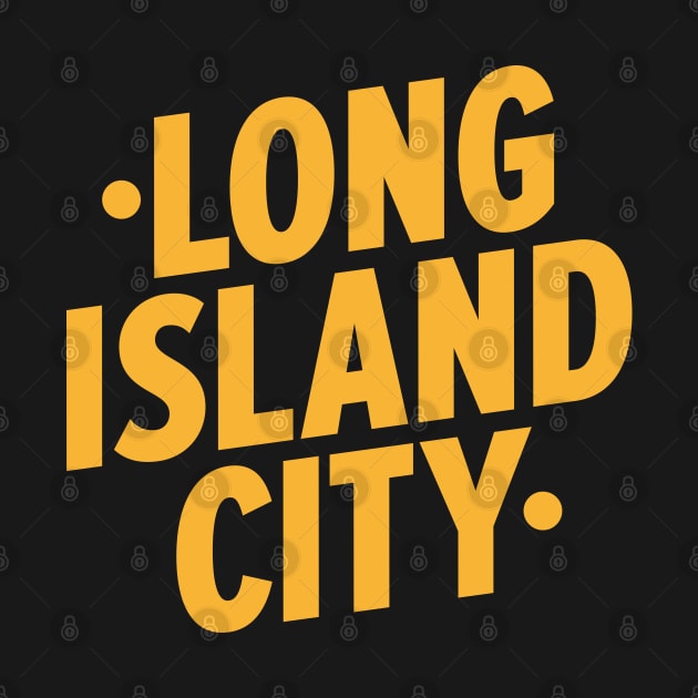 Long Island City Queens Logo - A Minimalist Tribute to Urban Charm by Boogosh