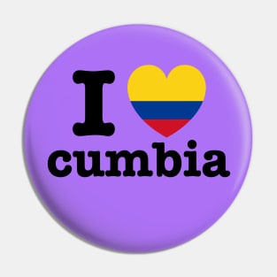 I heart cumbia - Orgullo de Colombia Pin