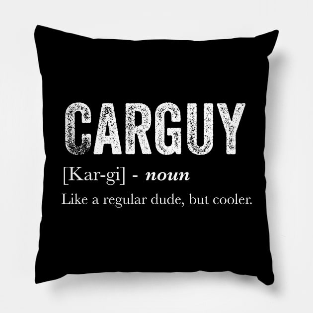 Car Guy Pillow by Sloop