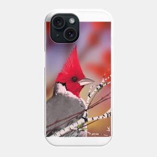 Red-Crested Cardinal Phone Case