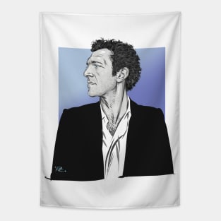 Vincent Cassel - An illustration by Paul Cemmick Tapestry