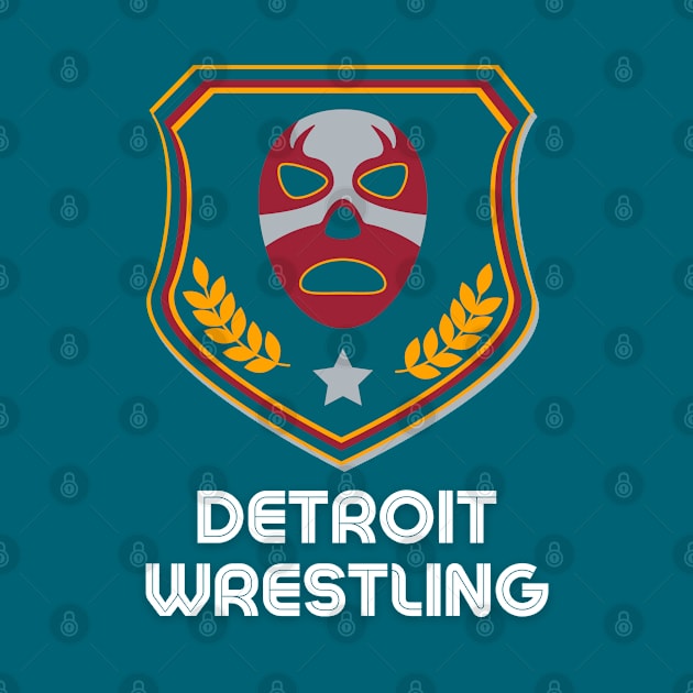 Detroit Wrestling "A Dark Era Turquoise" by DDT Shirts