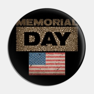 MEMORIAL DAY & FLAG Pin