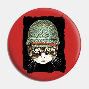 D day Cat Pin