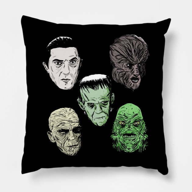 Universal Monsters Pillow by Sbrown1521
