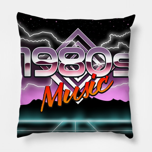 1980s Music Pillow by nickemporium1
