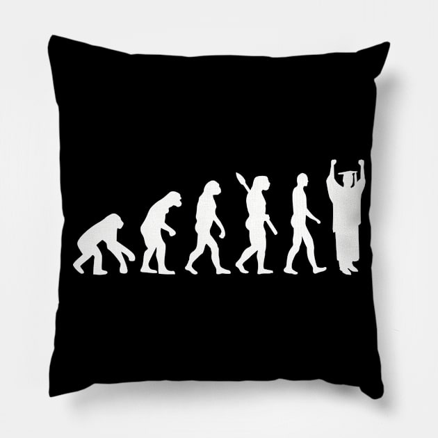 Student evolution Pillow by Designzz