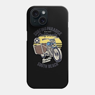 Surfboard Ride, Vintage Retro Classic Phone Case