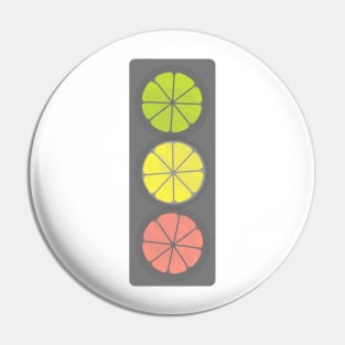 Stoplight Citrus Pin