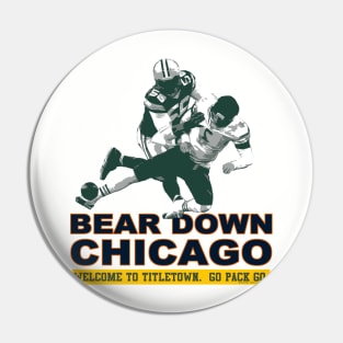 BEAR DOWN Pin