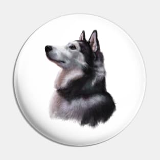 The Siberian Husky Pin