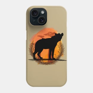 Hyena Silhouette - Savannah Phone Case