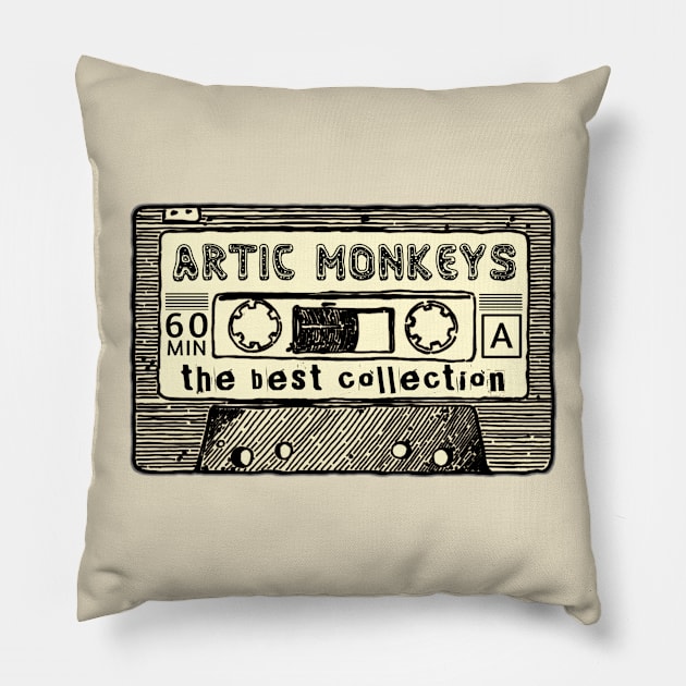 Artic monkeys cassette Pillow by Gingin store