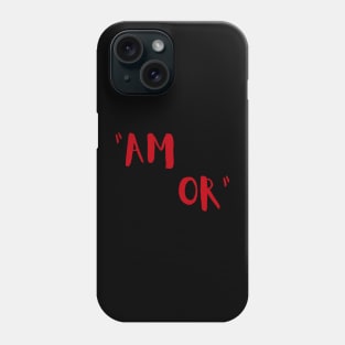 Amor Love design Phone Case